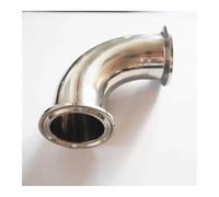 2.5" Tri Clamp x 63mm 2.5" Pipe OD SUS 304 Stainless Steel 90 Degree Elbow Fitting Home Brew Beer Wine