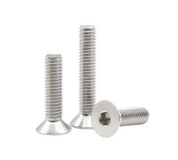 2-50 Pièces M4-M10 Vis à machine à tête fraisée hexagonale creuse longueur étendue en acier inoxydable DIN 7991, M4x45mm(20 pièces)