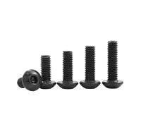 2-50 pièces Vis ronde Boulon 12.9 Degré M2 M2.5 M3 M4 M5 M6 M8 M10 Vis à tête bombée avec six pans creux hexagonal (6 mm, M8 5 pcs)