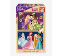 Educa - Disney Princess | Ensemble de 2 Puzzles en Bois avec 50 Morceaux chacun | Mesurer Une Fois monté: 28 x 20 cm | Composé de Grandes pièces Parfaitement finies | +5 Ans (19672)