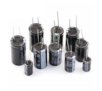 2-50pcs 10V 16V 25V 35V 50V 63V 100V Aluminum Electrolytic Capacitor 100UF 220UF 330UF 470UF 680UF 1000UF 2200UF 3300UF 4700UF MQXFCZUX(10V2200uF 10PCS)
