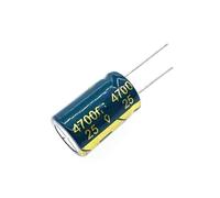 2-50pcs 10V 16V 25V 35V 50V High Frequency Low Aluminum Capacitor 100UF 220UF 330UF 470UF 680UF 1000UF 1500UF 2200UF 3300UF NWPNLXEA(25V1500UF 10PCS)