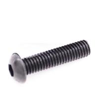 2/50pcs ISO7380 M2 .5 M3 M4 M5 M6 M8 noir 304 acier inoxydable hexagone douille hexagonale bouton Allen tête vis boulon longueur 3-60mm(25mm,5pcs M6)