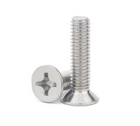 2/50pcs UNC/UNF 2 3 4 6 8#10#12#5/32-32 1/4-20 5/16-18 3/8-16 Boulon À Tête Fraisée Plate En Acier Inoxydable(1-3l8,50pcs 4-40)