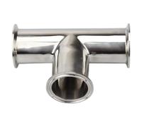 2'' 51Mm Tri Clamp 3 Way Tee Stainless Steel 304 Ferrule Tee Connector Pipe Fitting Tri Clamp