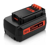 2.5Ah Batterie pour Black Decker 36V Remplacement pour Black Decker Batterie avec indicateur LBXR36 LBX2040 BL1336L BL2036 BL2036L BL1336 BL1336-XJ BL1336L Catastro