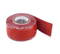 2.5cm x 300cm Ruban Étanche en Caoutchouc de Silicone Adhésif Ruban de Réparation Ruban de tuyau de Sauvetage Auto Fusing Fil Flexible, Rouge