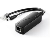 2.5G PoE Splitter 12V/2A,DC 5.5 x 2.5 mm Plug,48V PoE to DC 12V/2A 24W Output,2.5Gbps Ethernet Compliant IEEE802.3af/at,Plug and Play for IP Camera,Smart Home