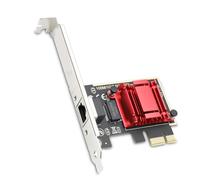 2.5GB PCI-E to RJ45 Carte Réseau AYWHP RTL8125B Chip Gigabit Ethernet pour Les Jeux et Le Streaming à Grande Vitesse Compatible avec Windows