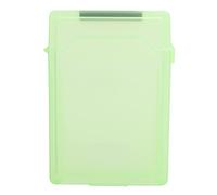 2.5in Disque Dur Boîte De Protection, Antichoc Statique Anti-Statique Transparent Cas De Stockage Vert Rouge Bleu Blanc Gris Disque Dur Protecteur Cas De Stockage (Vert)