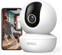 2.5K (4MP) WiFi Surveillance Camera Indoor Camera 360° Connected Smartphone Human Detection AI Intelligent Tracking Siren Two-Way Audio Private Mode Alexa Compatible for Baby Animal