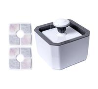 2.5L Automatic Pet Water Fountain - Silent USB Rechargeable Drinker | USB Rechargeable Pet Drinking Fountain, Detachable Washable Bowl | Smart Circulating Water Cats Dogs Home