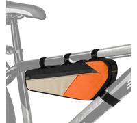 2.5l Large Capacity Bicycle Frame Bag For Horizontal Tube Waterproof Bike Accessories Road Racing Holder Tool Kit Electric Bicycle Mtb Cycling 380 X 115 X 55 Mm Orange