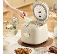 2,5L Petit Cuiseur À Riz À Faible Teneur En Glucides, Multicuiseur Avec Panier Vapeur, Maintien Au Chaud Pendant 24 Heures Et Minuterie Différée, 8 Menus Préréglés, Pour Le Riz Blanc/brun