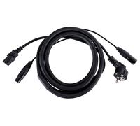 Pronomic Stage EUIECD-2.5 Câble Hybride IEC/DMX, Câble d’alimentation 3x0