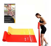 2.5m Extra Long Resistance Bands With Carry Bag & E-Book For Yoga,Pilates,Bodybuilding,Physiotherapy,Pack Of 2