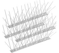 2.5M Pic Anti Pigeon en Acier Inoxydable Pics Anti Oiseaux repulsif Pigeon Oiseaux Chat pour Balcon Toit et Fenêtre (10Pcs 25cm)