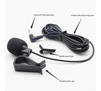 2.5mm External Microphone Car Stereo Microphone for Car Main Unit Bluetooth Activated Radio Stereo GPS DVD