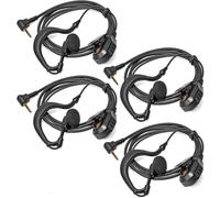 2.5mm G-Shape Earphone with Mic 1 Pin Headset Walkie Talkie Compatible for Motorola TLKR T60 T61 T62 T81 T80 T82 Extreme Hunter HYT TC-320 Radio Earpiece (4pcs)