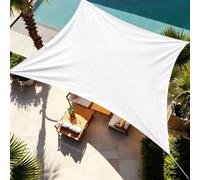 2.5x4.5M, Imperméable Multi Couleur et Taille Toiles D'ombrages UV Protection pour Patio Jardin Terrasse Extérieur Balcon Beige