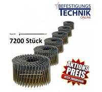 2,5x65mm ring blank 16° coil nails for coil nailer Prebena Paslode BeA Bostitch 7,2M K