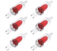 2/6/10 pcs Clapets Anti-Retour pour Pompe à air Aquarium, protège-Pompe unidirectionnel pour Aquarium et étang(10 Pack,Red)