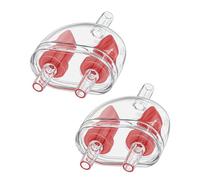 2/6/10 pcs Clapets Anti-Retour pour Pompe à air Aquarium, protège-Pompe unidirectionnel pour Aquarium et étang(6 Pack,Red(2 Way))