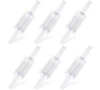 2/6/10 pcs Clapets Anti-Retour pour Pompe à air Aquarium, protège-Pompe unidirectionnel pour Aquarium et étang(2 Pack,Clear)