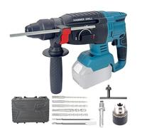 2,6 J Perforateur sans fil Compatible avec Makita 18V, Marteau Perforateur 1300W sans Balais, Perforateur Burineur avec Poignée Antichoc pour le Béton/Maçonnerie/Bois (Batterie non Incluse)