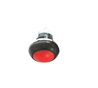 2/6 pièces, interrupteur à bouton-poussoir rond, PBS-33A autobloquant/33B auto-réinitialisation, 2 broches, 12mm,3A 250VAC/1A 125VAC(Red 33B,1pcs)