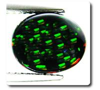 2.63 Cts Opale Noire Wello, Ethiopie, Afrique.