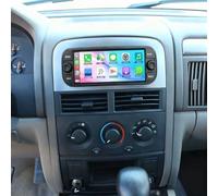 2+64 Android 14 Autoradio Double DIN pour Jeep GrandCherokee 1998-2004, 6.86 Pouces Autoradio avec écran Tactile CarPlay sans Android Auto GPS Wi-FI Bluetooth FM/RDS caméra de recul et MirrorLink