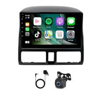 2+64G 2 DIN Android 15 Autoradio Compatible avec Honda CRV 2001-2006 avec sans Fil CarPlay Android Auto 9 Pouces Radio Stéréo avec Navigation GPS Bluetooth Wi-FI SWC FM RDS écran partagé