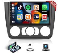 2+64G Android 13 Autoradio pour BMW 1 Series E81 E82 E87 E88 2004-2012 avec Carplay Android Auto, écran Tactile 9", avec Bluetooth GPS WiFi FM/RDS EQ SWC Caméra de Recul et Micro