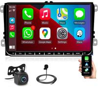 [2+64G] Android 13 Car Radio with CarPlay Wireless Android Auto 9 Inch IPS Touch Screen with GPS WiFi BT HiFi FM RDS for VW Golf 5 6 Passat Jetta Caddy T5 Touran Polo