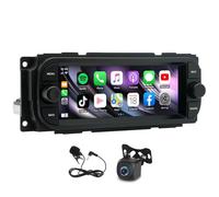 2+64G Android 14 Autoradio Multimédia avec sans Fil CarPlay Android Auto pour Dodge Van 2002-2003, 6,86 pouces écran Tactile Radio Stéréo avec navigation GPS FM RDS SWC Mirror Link écran partagé Wi-Fi