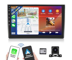 [2+64G] Autoradio Android 13 avec Navi pour Audi A4 S4 RS4 B6/B7 8E 2000-2009 Lecteur Radio 9" à écran Tactile avec Wireless Carplay Android Auto GPS WiFi Hi-FI BT FM RDS+Caméra inversée &Mic