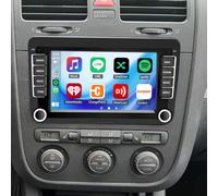 2+64G Autoradio avec sans Fil CarPlay pour Volkswagen Golf 2004-2008 | Android 15 7 pouces écran Tactile Radio Stéréo Multimédia avec Android Auto navigation GPS FM RDS SWC Wi-Fi Bluetooth
