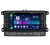 2+64G Double DIN Autoradio pour VW Golf MK5 MK6 avec Wireless Carplay Android Auto 7" IPS Touch Screen Android 14 Car Radio GPS Navi Bluetooth FM RDS caméra de recul WiFi Mirror Link