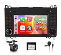 【2+64G】 Hodozzy Carplay Autoradio pour Mercedes Benz B200 W169 W245 Viano, 7 Pouce Touchsreen avec Android Auto/DSP/WiFi/GPS/RDS/FM/Bluetooth/USB
