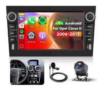 【2+64G】 Hodozzy Carplay Ecran pour Opel Corsa D 2006-2013 avec USB USB-C, 7 Pouce Opel Autoradio Bluetooth avec Android Auto/GPS/WiFi/32 EQ/FM/RDS/SWC+Caméra de Recul