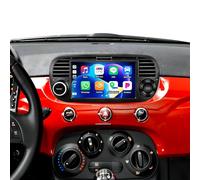 [2+64G] SIXWIN Android 13 Autoradio pour Fiat 500 2007-2015 avec Carplay/Android Auto/Mirrorlink,7 Pouces unité de tête stéréo Voiture avec EQ/WiFi/GPS/Bluetooth/FM/RDS/USB-Noir