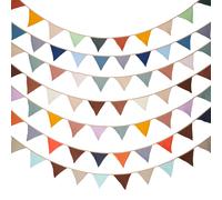 2.6M pépinière tissu banderoles 10 Triangle fanion drapeaux fête décor bannière maison bébé douche carnaval guirlande NO020-Thanksgiving