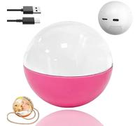 2,7 "Affichage Numérique À Balle Cristalline, Globe Lumineux Personnalisé, Cadeau de Mémoire Vidéo Et Photo Téléchargeable avec Rythme Cardiaque, Parfait pour Les Couples Et Les Animaux Domestiq Pink