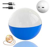 2,7 "Affichage Numérique À Balle Cristalline, Globe Lumineux Personnalisé, Cadeau de Mémoire Vidéo Et Photo Téléchargeable avec Rythme Cardiaque, Parfait pour Les Couples Et Les Animaux Domestiq Blue