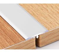 (2,7 m x 2 cm) Profil de transition en forme de T en aluminium pour les bords et les sols, pour connecter les seuils et les bandes de séparation plates de carreaux composites renforcés (couleur