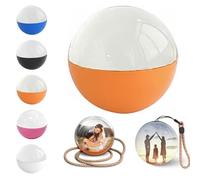 2.7" Memory Orb, Memory Sphere Lamp, Crystal Ball Video Player, Personalized Digital Memory Display, Uploadable Videos & Photos, DIY for Anniversary, Birthday (Orange)