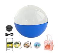 2.7" Memory Sphere, Memory Orb, 3D Memory Sphere Ball, Crystal Ball Digital Video Display Supports Wifi, Memory Sphere Lamp Customizable LED Photo & Video, for Couples,Pets, Memory Gift (Blue)