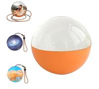 2.7inch Videos And Photo Player Ball with Digital Display,2025 New Crystal Ball Video Player,Video Sphere,3D Stereoscopic Visual Effect,for Recording Beautiful Moments and Preserving Mem(Color:Orange)