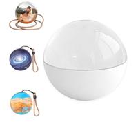 2.7inch Videos And Photo Player Ball with Digital Display,2025 New Crystal Ball Video Player,Video Sphere,3D Stereoscopic Visual Effect,for Recording Beautiful Moments and Preserving Memo(Color:blanc)